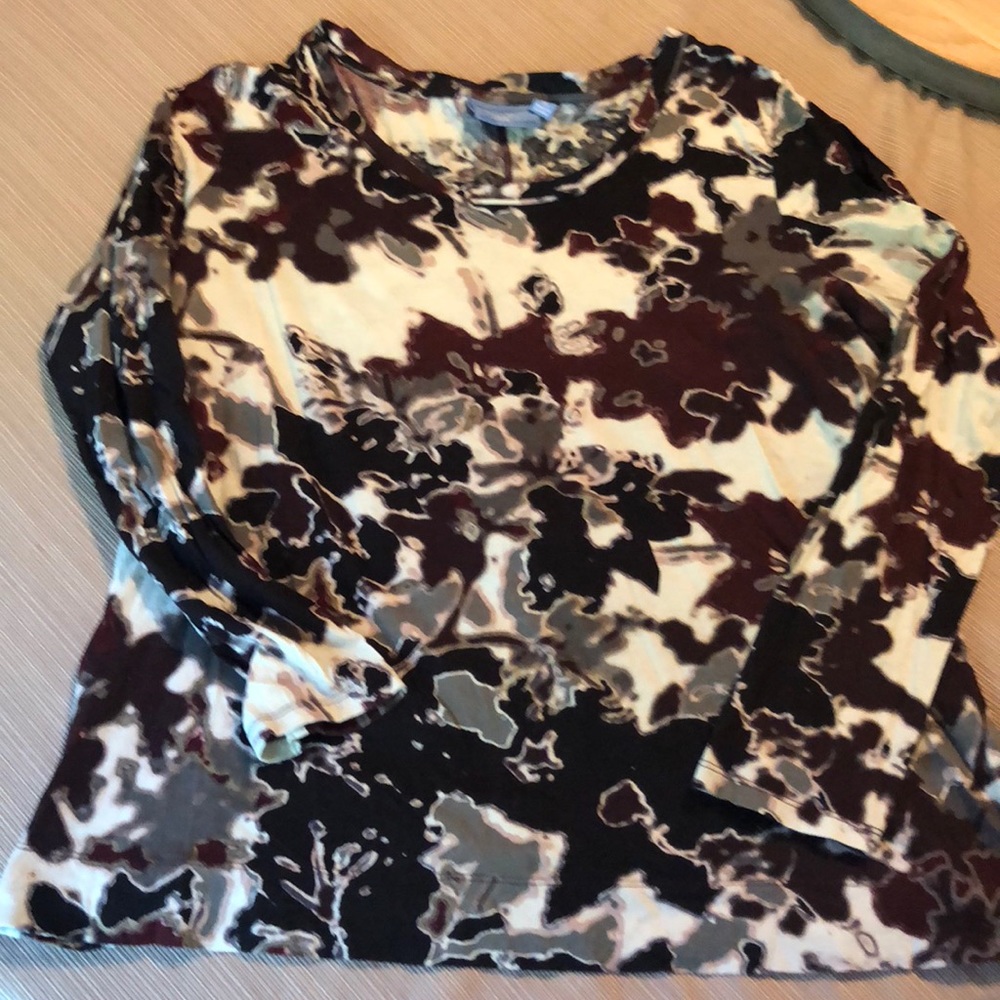 Simply Vera Wang multi colored cotton tee